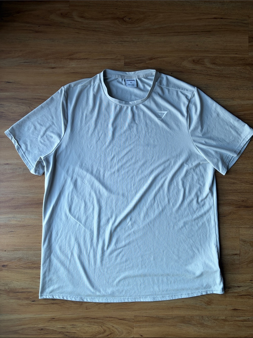 Gymshark Short Sleeve Crew Neck Athletic T-Shirt in Light Blue